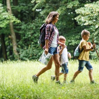 Familie in der Natur